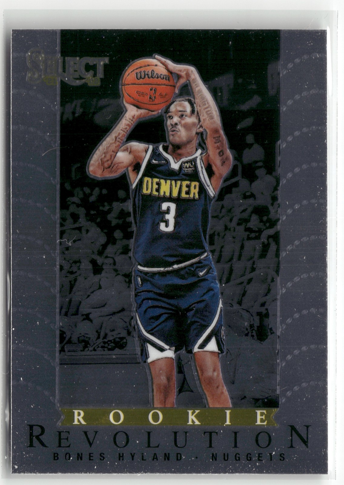 2021-22 Panini Select #19 Bones Hyland Rookie Revolution