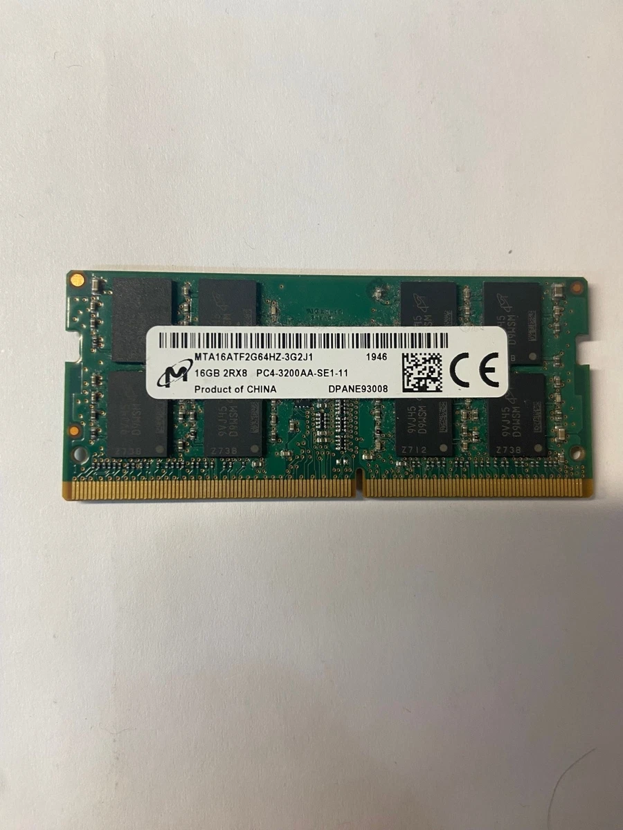 Micron PC4-21300 (DDR4-2666) Bus Speed DDR4 SDRAM Memory (RAM) for