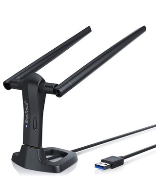 BrosTrend AC1200 Linux WiFi Adapter for Ubuntu, Kali, Mint, Debian, Black 