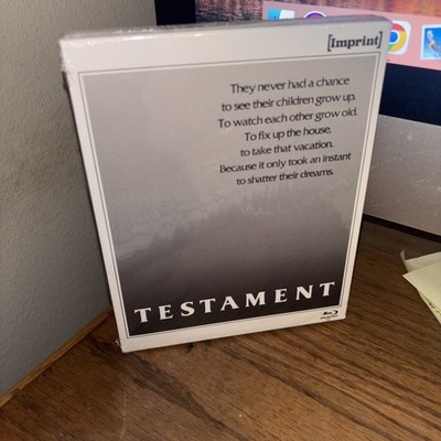 Testament (Blu-ray, 1983) Jane Alexander- Imprint Edition BRAND NEW!