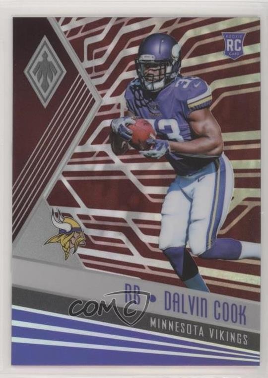2017 Panini Phoenix Rookies Red /299 Dalvin Cook #110 Rookie RC