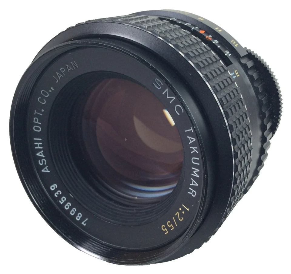 Asahi Pentax SMC Takumar 55mm f/2 M42 Mount Prime Lens - Super condition - Image 2 of 4