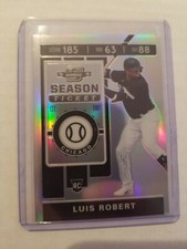 2020 Panini Chronicles Contenders Optic Luis Robert RC #7 Holo Prizm White Sox