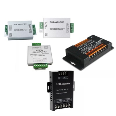 LED RGBW / RGB Amplifier 24A 32A for Led Strip Power Repeater light controller