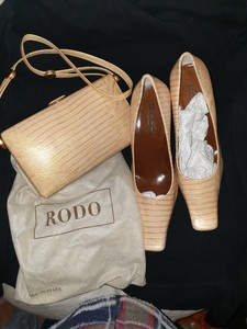 rodo shoes and matching bags