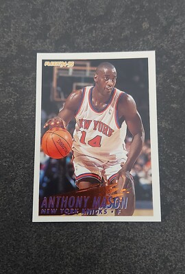 Fleer 94 95 NBA Basketball - Anthony Mason - New York Knicks - # 156