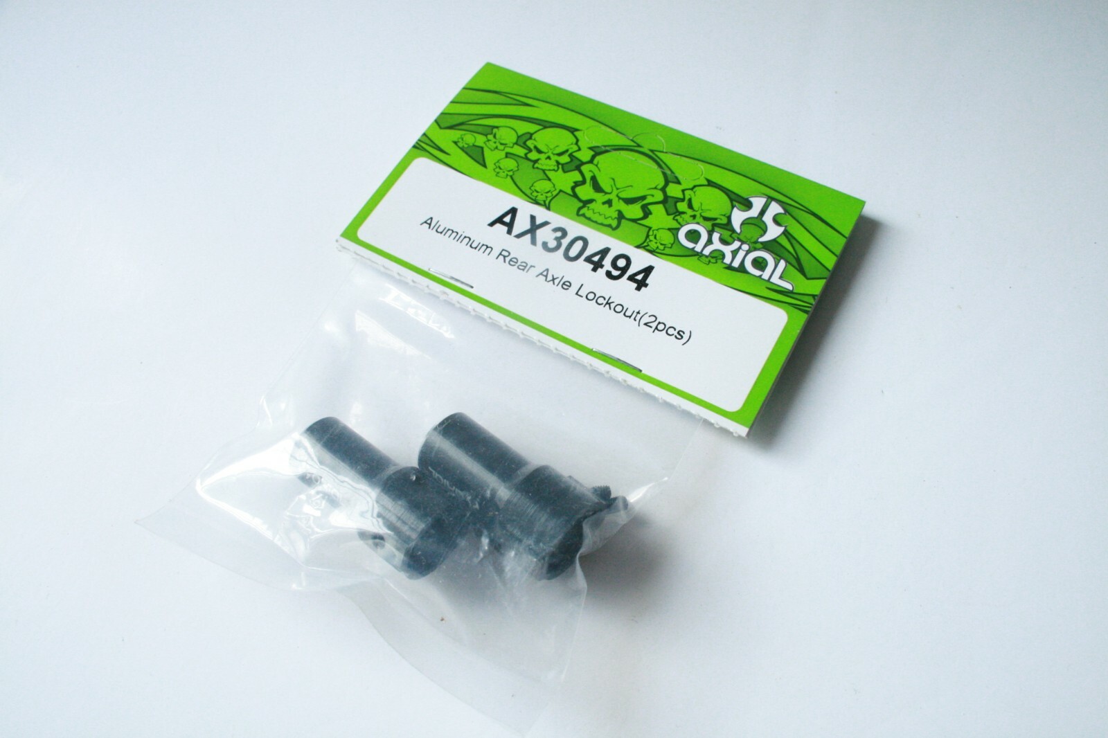 Axial Aluminium Rear Axle Lockout (2pcs) - AX30494 SCX10