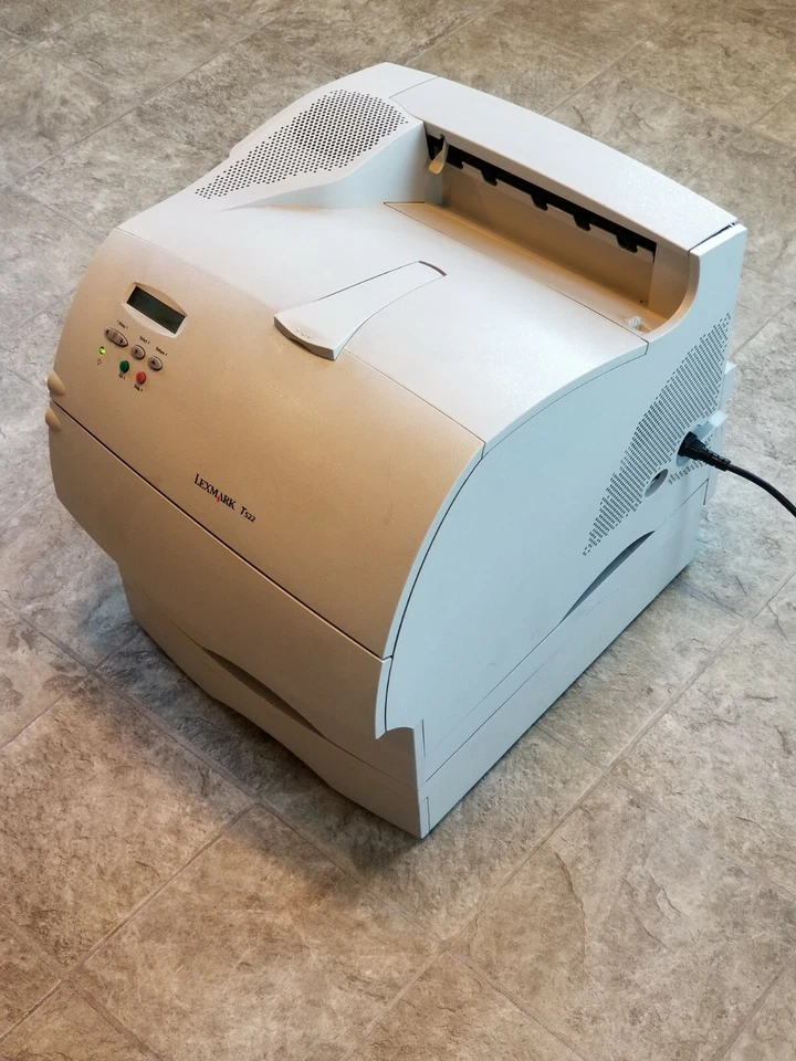 LEXMARK T522 MONOCHROME LASER PRINTER  - Image 2 of 4