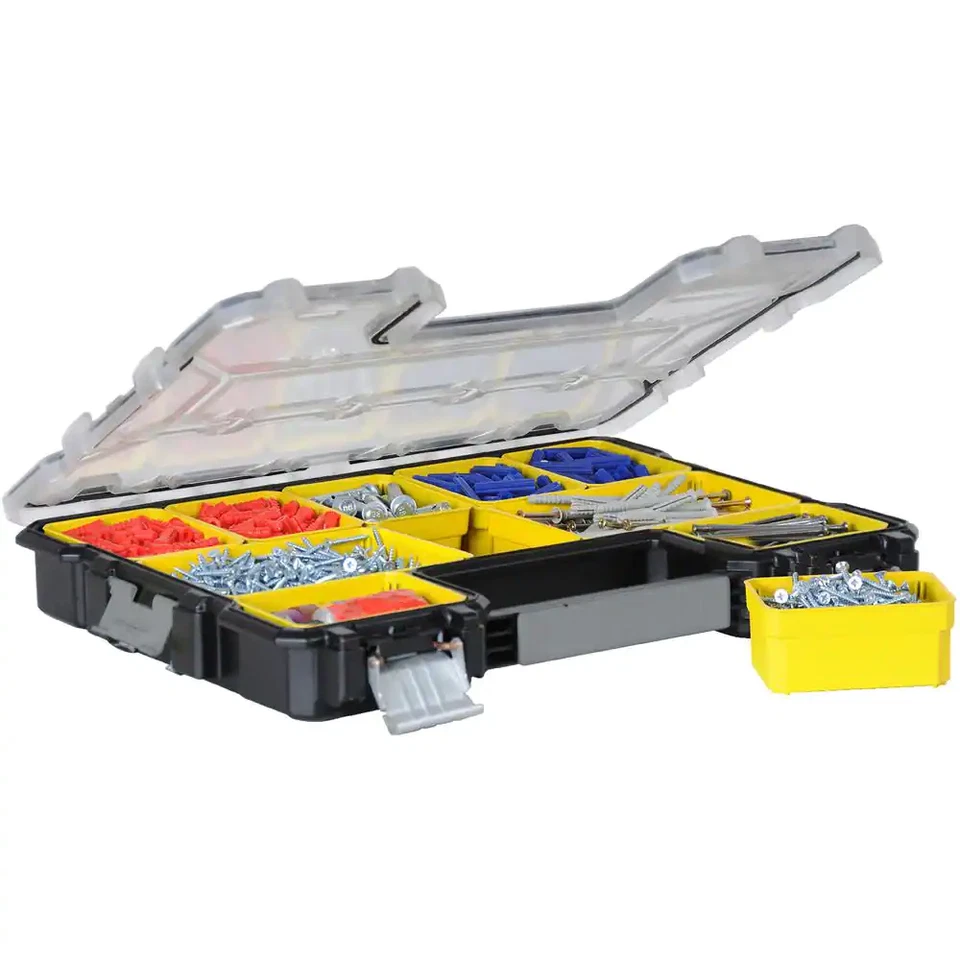 Organizador de piezas pequeñas Stanley FATMAX 10 compartimentos poco profundo profesional Foto 3 de 4