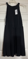 Torrid 1X Black Halter Skater Dress NWT!