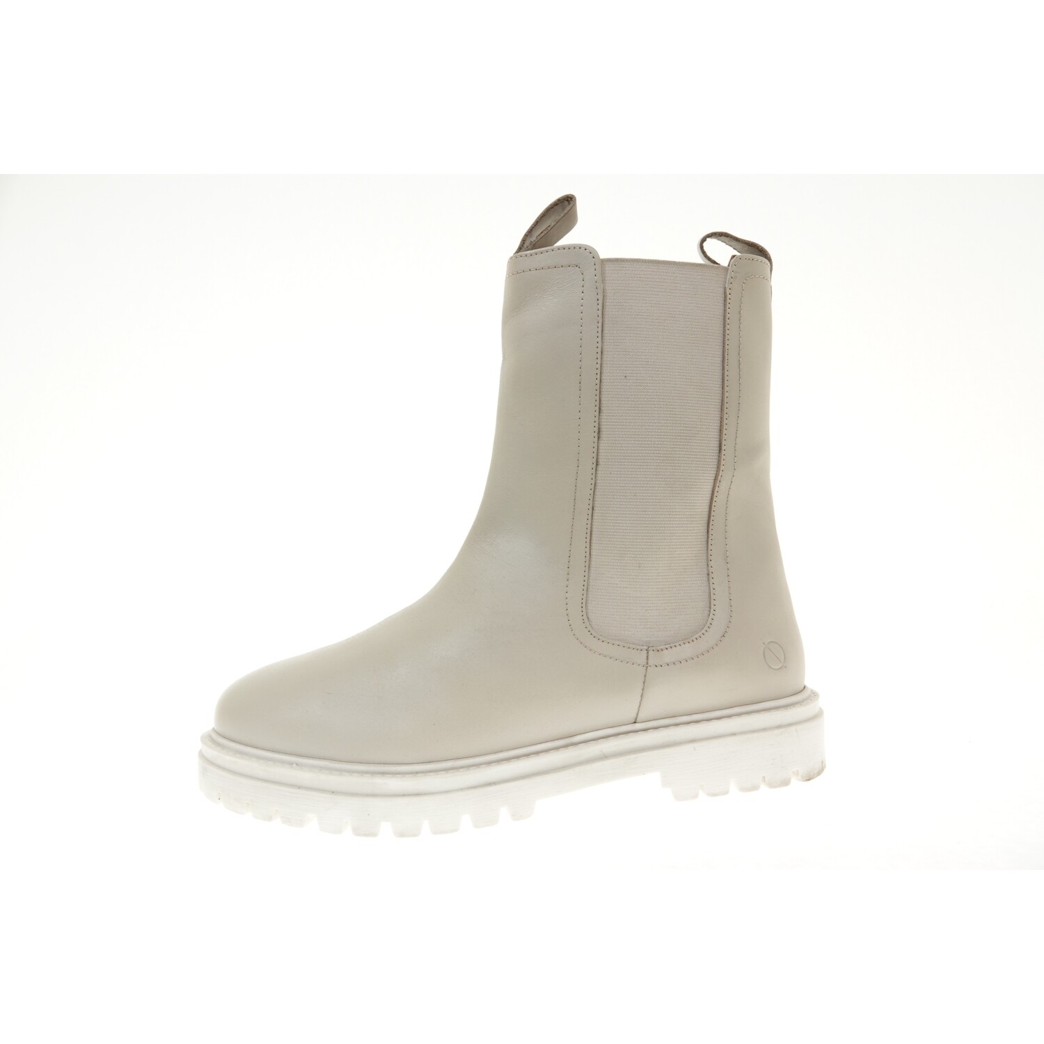 PaulVesterbro Chelsea Boots Stiefelette Leder Beige Damen Schuhe Gr. 40