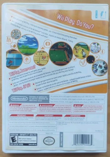 Nintendo Wii Play (2007) Replacement Case ONLY, NO GAME NO MANUAL - Foto 3 di 12