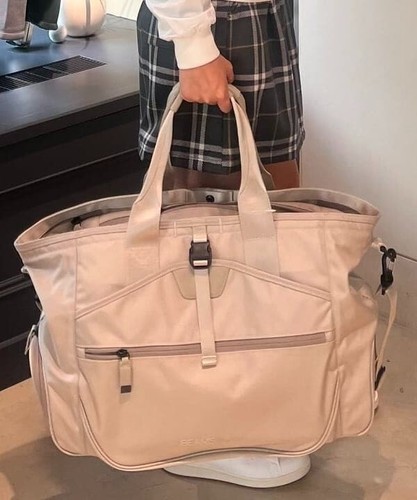 BEAMS GOLF NSG-NYLON OX Caddie Bag/Boston Bag/Cart Bag etc. Beige JAPAN NEW - Picture 42 of 84