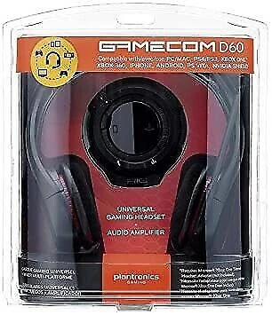Plantronics 946453 - Auricolare gamecom D60 PC Universal 203082-05 - Immagine 2 di 3