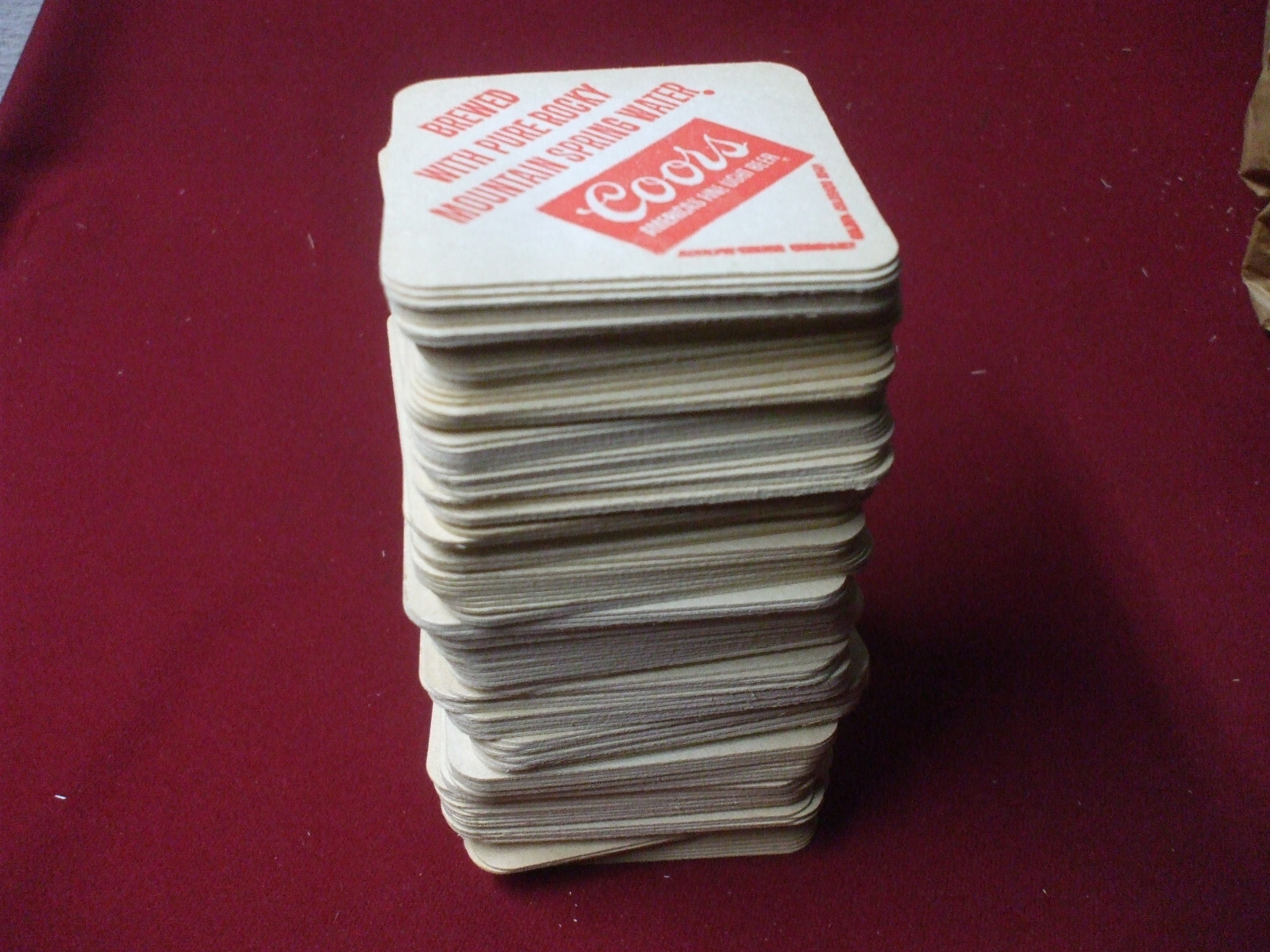 Older Coors Cardboard Bar CoastersLot Of Approx. 135 Pieces eBay