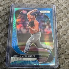 2020 Panini Prizm Tier II Mega Box Carolina Blue Prizm Justin Verlander #151