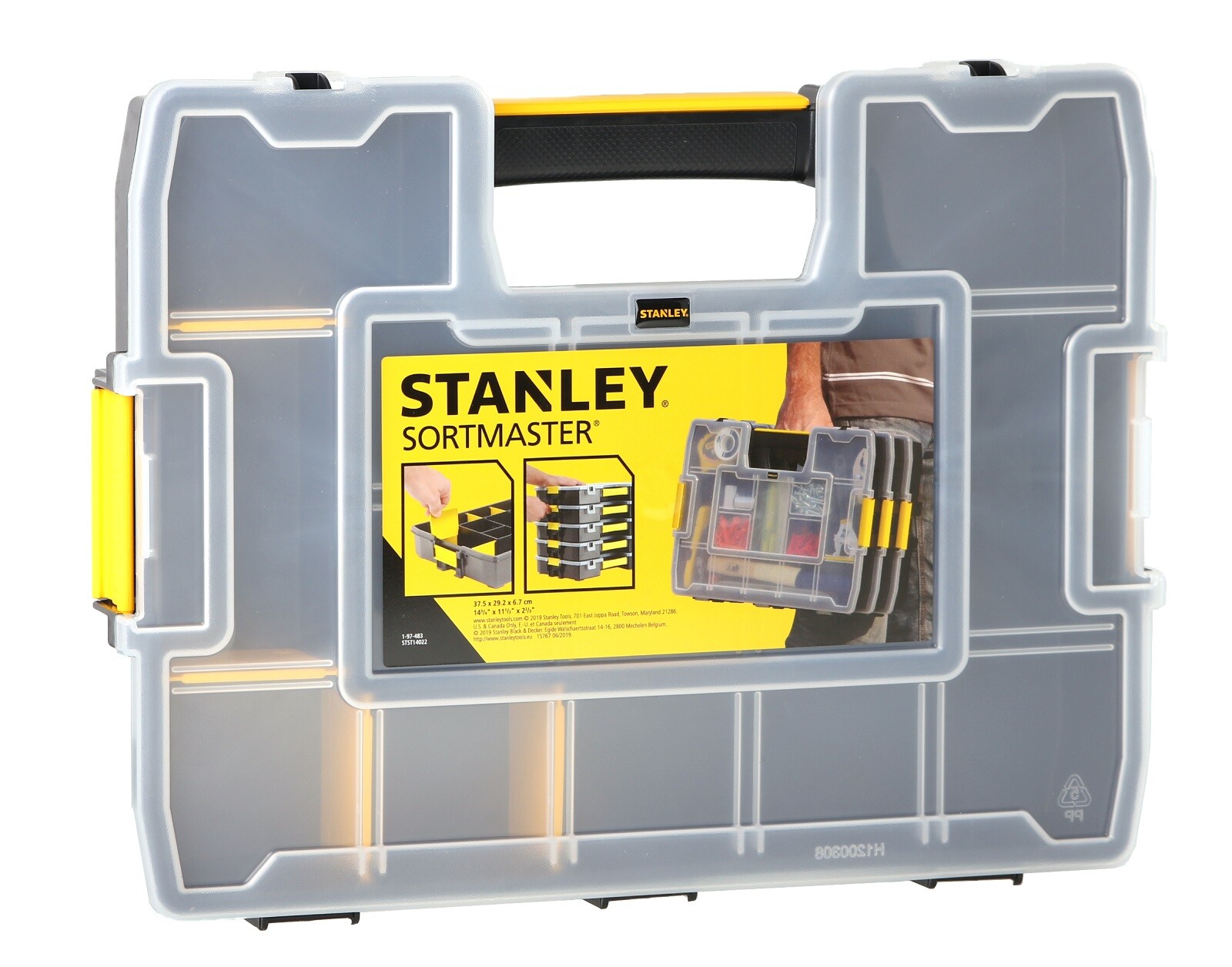 Stanley Stapelbox Sortimentskasten Сортировщик-организатор Junior 14 Fächer