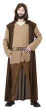 Jazwares Star Wars Obi-Wan Kenobi Adult Costume - Large 32-34 Hooded Jedi Robe