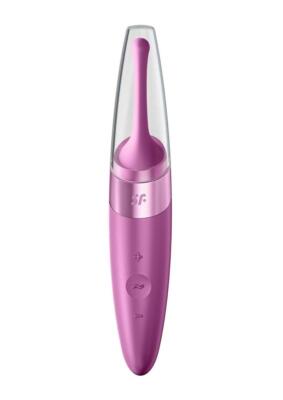 Twirling Delight Rechargeable Stimulator Vibrator Vibe Sex Toy  Berry White Pink