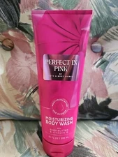 Bath & Body Works Perfect In Pink  Moisturizing Body Wash 10 Oz New