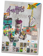 folia Motivblock GRAFFITI  24 x 34 cm 20 Blat...