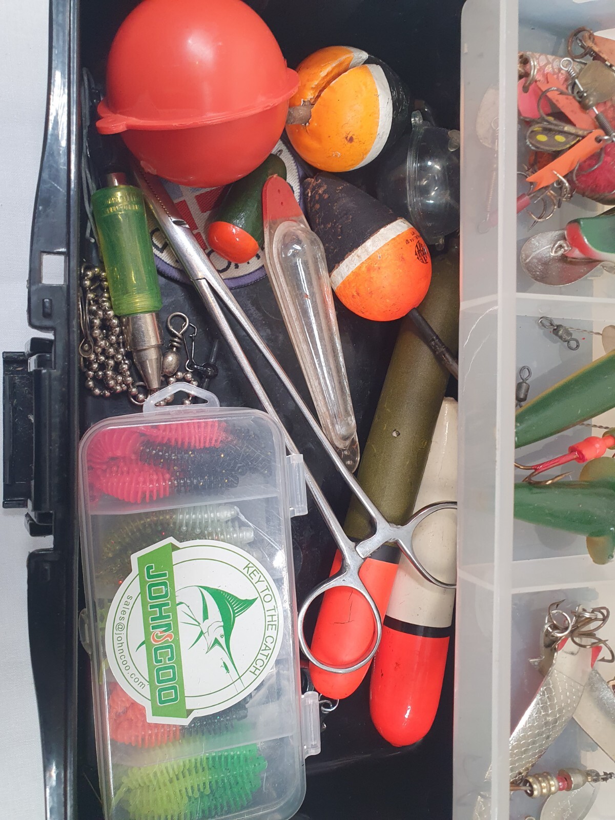 Cantilever Fishing Tackle Box Containing Pike Fishing Tackle eBay