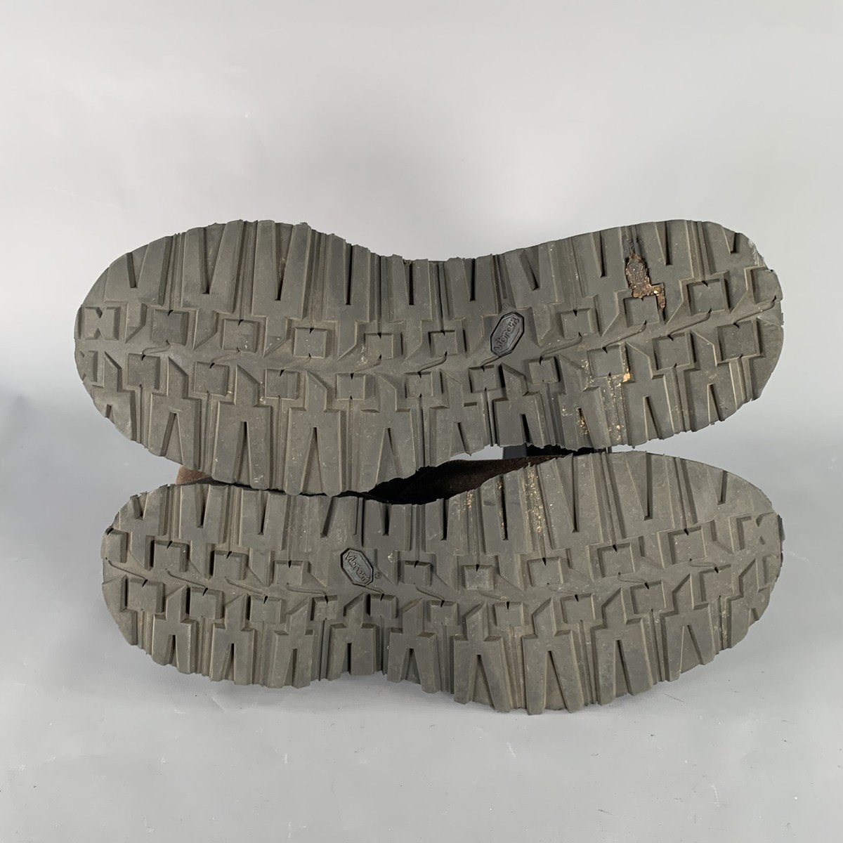 JULIUS_7 Size 9.5 Brown Black Suede Chunky Tread Sole Loafers JULIUS_7 Size 9.5 Brown Black Suede Chunky Tread Sole  main image 2