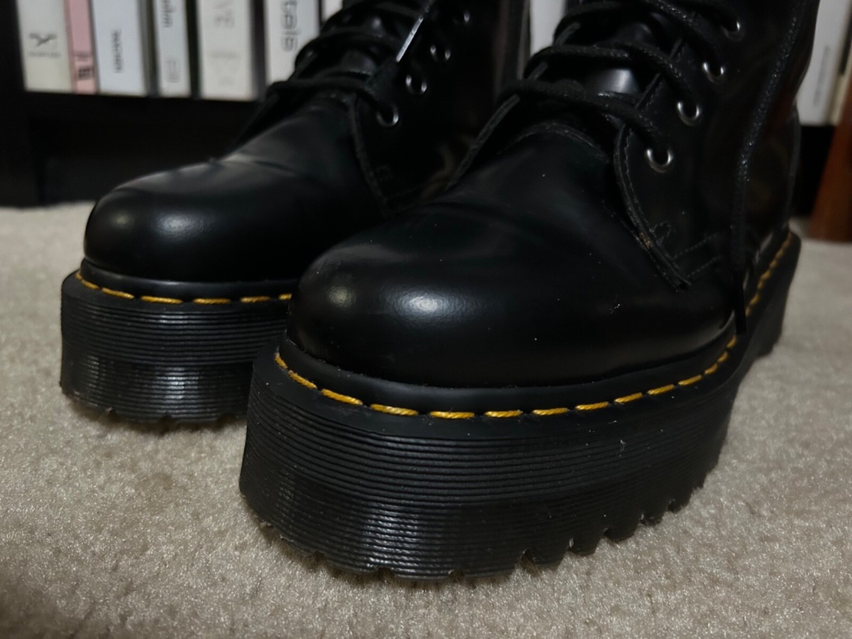 ⭐️未使用級⭐️Dr.Martens　JADON　サイドジップ　UK4　ブラック ドクターマーチン(Dr.Martens)｜Jadon Zip｜Forget-me-nots