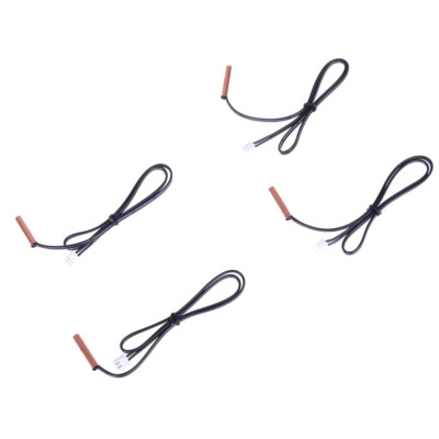 2Pcs 30cm ntc thermistor temperature sensor probe wire 10k 1% 3950 c.h7