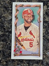 2023 Topps Allen & Ginter Albert Pujols Mini Wood #128 card