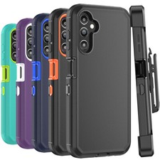 For Samsung Galaxy A14 A13 A03S A53 A54 Shockproof Case /Belt Clip Fit Otterbox