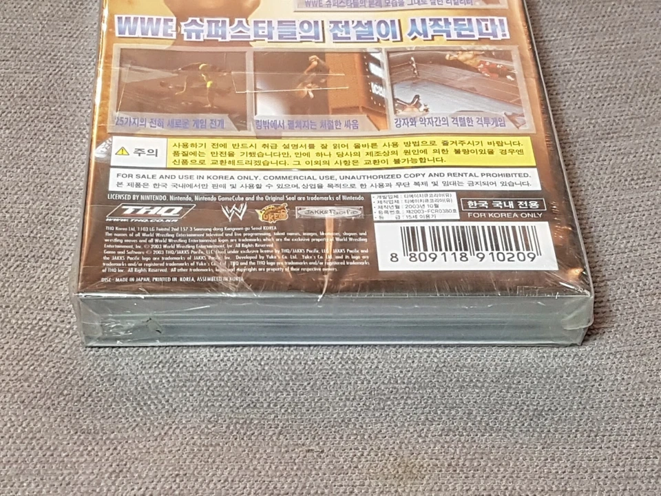 Nintendo Gamecube Wrestle Mania 19 Game Korean Version Brand New Sealed Rare AU - Image 4 of 4