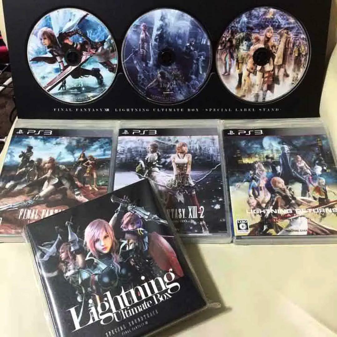FINAL FANTASY XIII LIGHTNING ULTIMATE BOX Figure Artbook JAPAN 