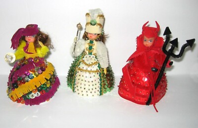 VIntage 1970's Li'l Lil Missy Beaded Dolls Lot 7 Dolls | eBay