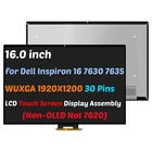 16 Dell Inspiron 16 7630 2-in-1 P128F P128F001 Lcd Touch Screen Display Assembly