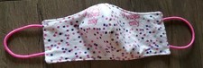 New Handmade USA 100 Cotton Fleece Fabric Face Mask Washable Reversible Girls