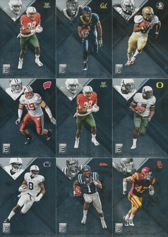 2017 Panini Elite Draft Picks Football- Base, Inserts, Parallels Free Shipping - Image 2 of 4