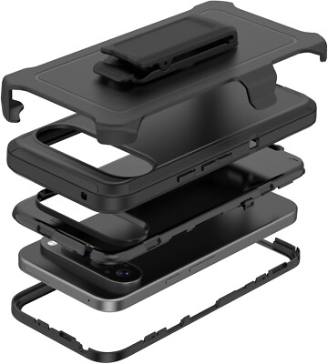 For Google Pixel 9 Pro XL / 9 Pro/ 9A  Heavy Duty Case Defender Shockproof Cover