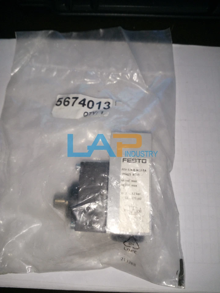 1PC New FESTO PEV-1/4-B-M12-SA 185421 Pressure Sensors - Image 3 of 4