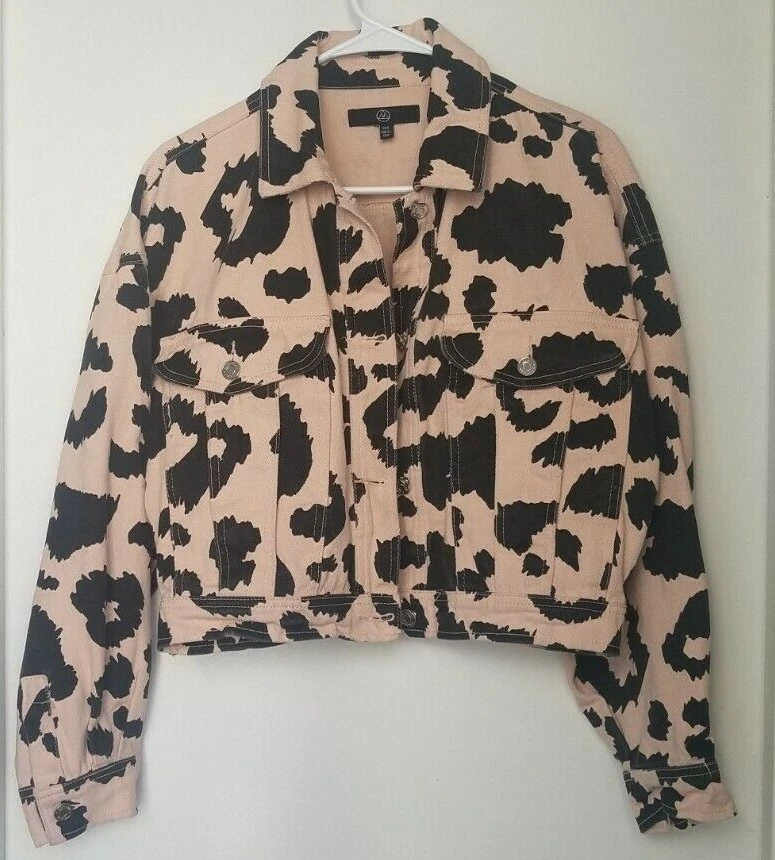 Missguided pink denim clearance jacket