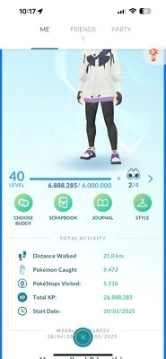 Pokémon Go ✨ Mini PTC with 2-5mil Stardust✨ LvL60-65 ✨ Read Description