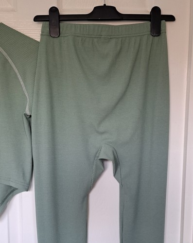 WMNS Wear Tracksuit Set Size L (12-14) Eden Sage Green Gym Athleisure Stretch - Picture 8 of 21
