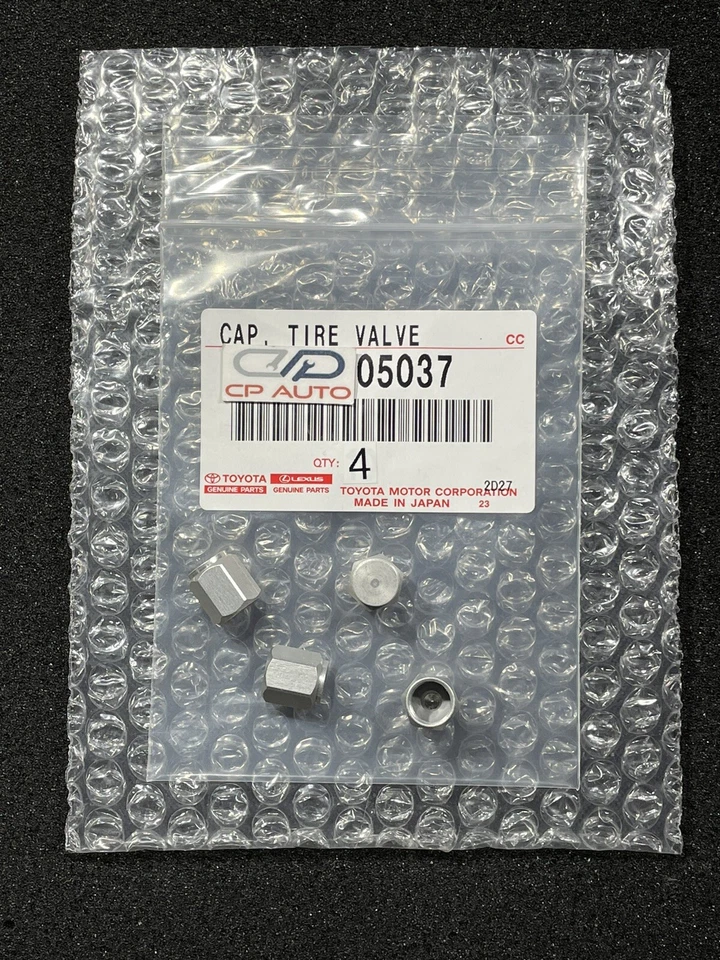 NUEVO 10 - 22 LEXUS GX460 LLANTA LLANTA LLANTA VÁLVULA VÁSTAGO TAPAS DE ALUMINIO OEM JUEGO DE 4 Foto 3 de 4