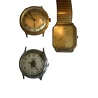 Vintage Watch Lot Three Watches Timex Wittnauer Quartz Acqua For Repair