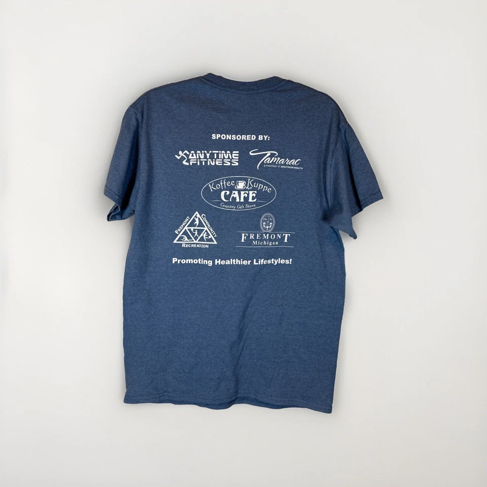 Gildan Ultra Cotton &13th Annual Fall Harvest Hike Plus 5k Run LOGO T SHIRT Foto 4 de 4