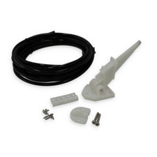 Staudruckmesser Staudruckgeber Geschwindigkeitsgeber Boot Weiß / Schwarz Plastik