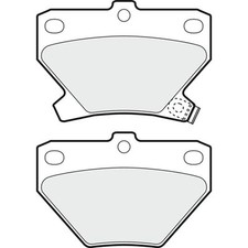 Brake Pads Set For Toyota Yaris Verso LP2 1.4 D-4D Rear Apec Blue 0446620090