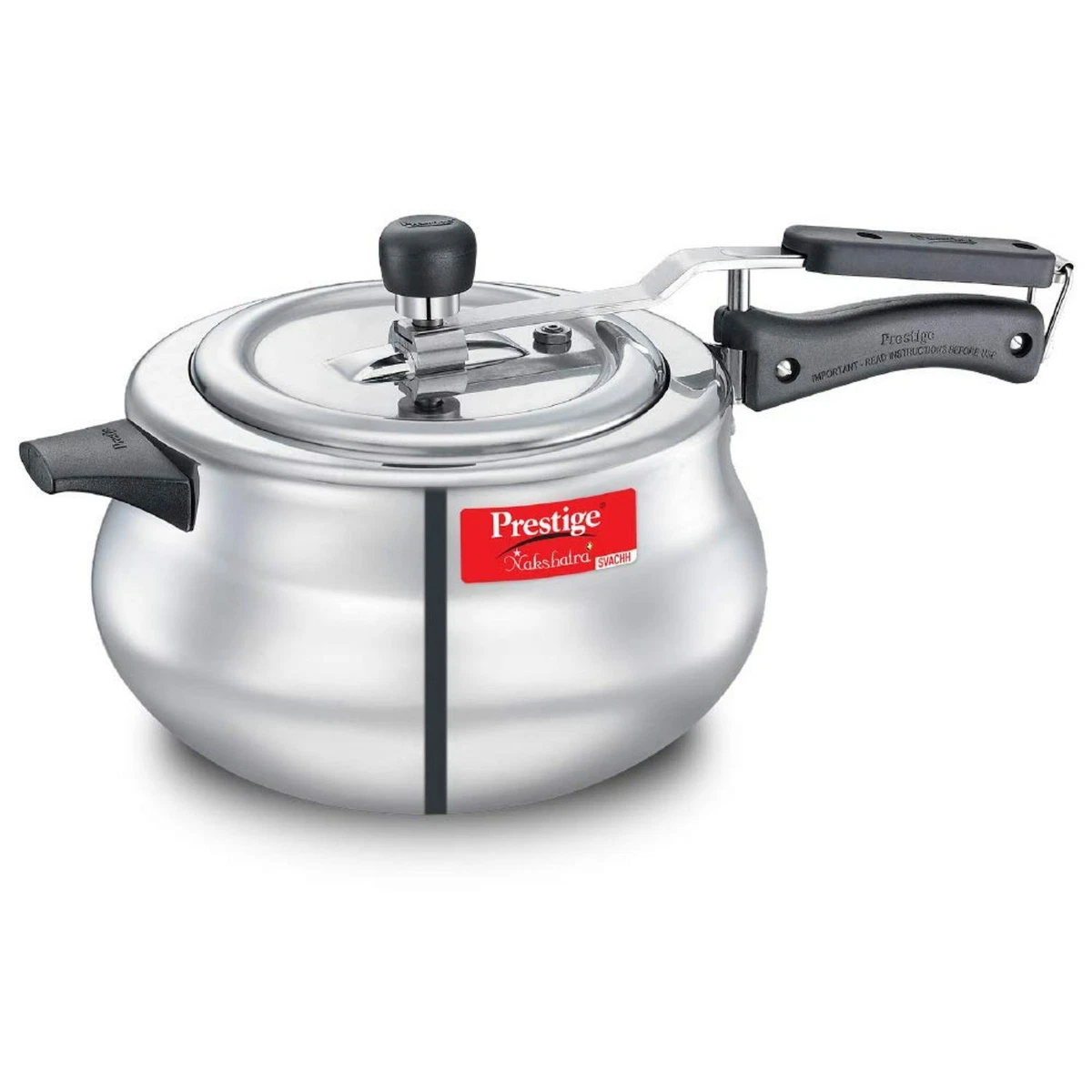 Prestige nakshatra plus aluminium pressure handi 3 litres hot sale