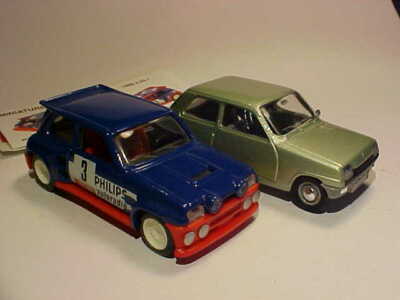 LOT 2: Renault 5 1978 & 1985 Maxi 5 Philips Rally Solido 1/43 Diecast Mint Loose