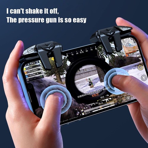 For PUBG Game Controller 6 Fingers Mobile Phone Gamepad Mobile Joystick Trigger - Picture 3 of 12